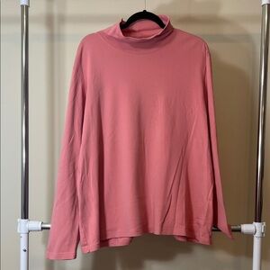 Lands' End Women's Rose Long Sleeve Turtleneck